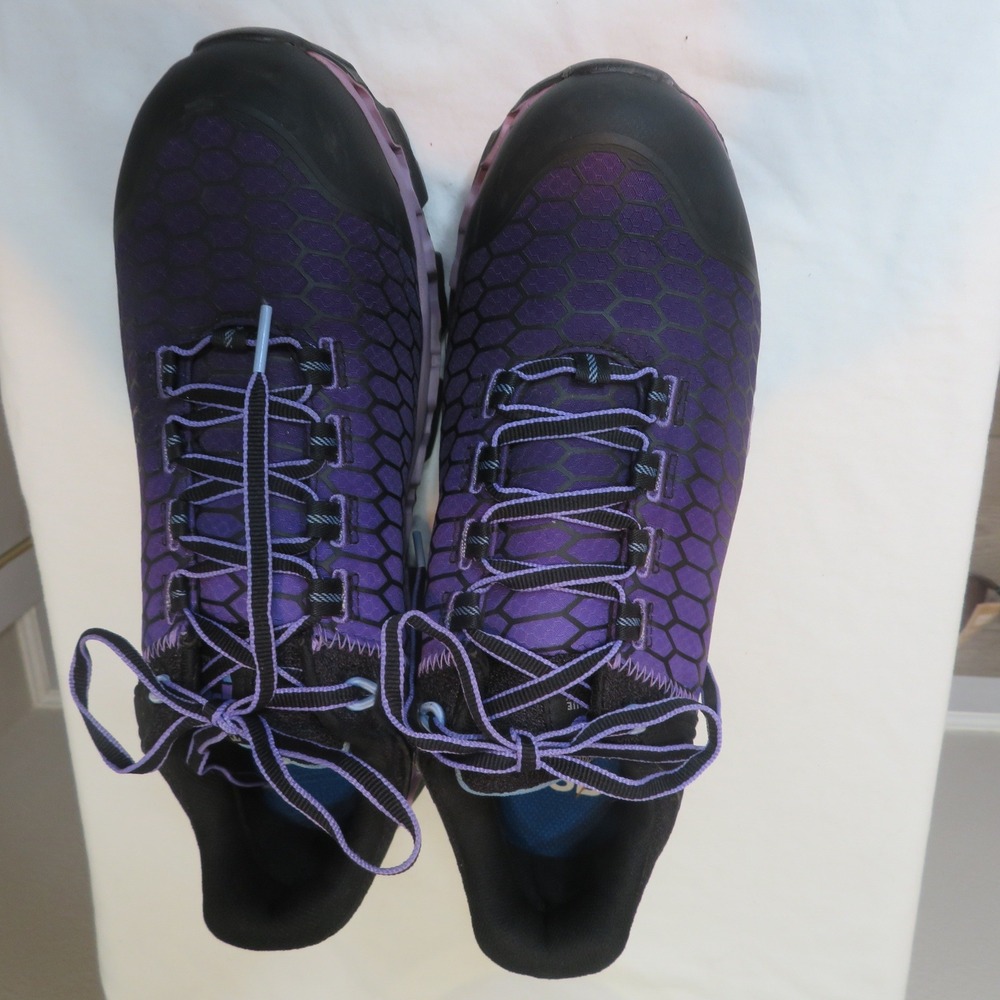 Timberland PRO Powertrain Sport Alloy Toe Purple Black Work Shoes Womens 11 M